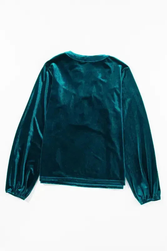 Skobeloff Beaded Velvet Blouse - Fashionfitz
