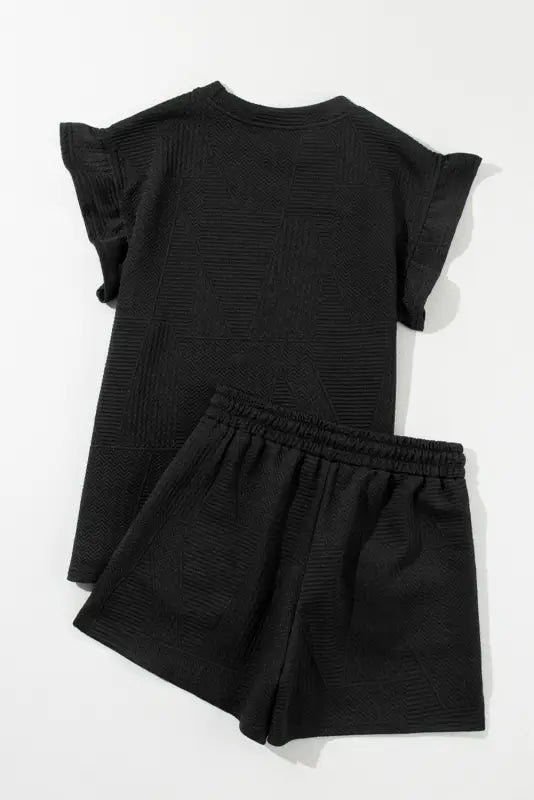 Trendy skobeloff shorts set - chic & comfortable