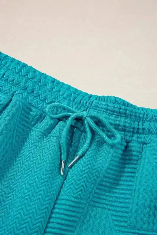 Skobeloff Textured Shorts Set - Fashionfitz