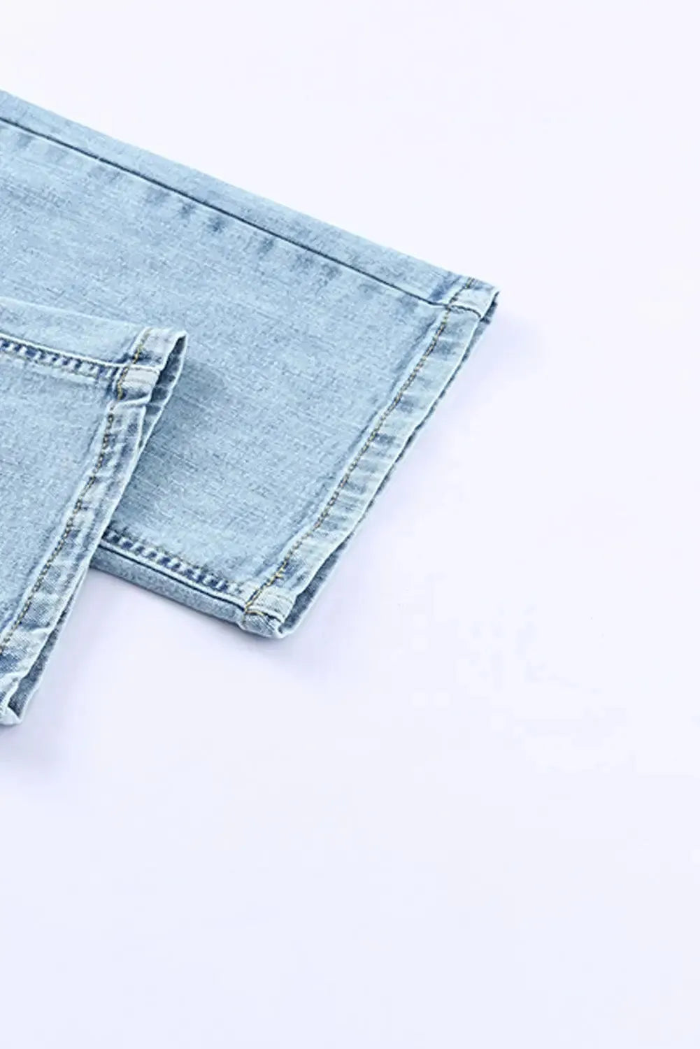 Distressed Denim Joggers - Fashionfitz