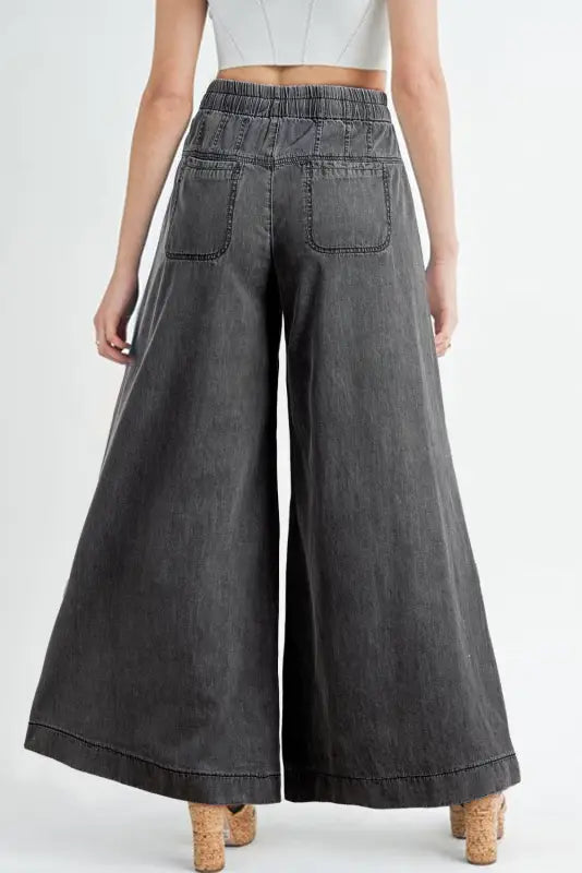 Slate soar wide-leg jeans | fashionfitz for women