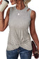 Slate swirl tank top - tops