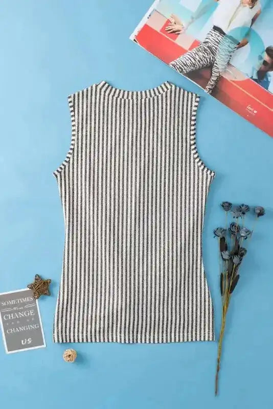 Slate Swirl Tank Top - Fashionfitz