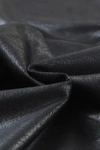 Sleek Leather Leggings - Crossed Dip Waist - Fashionfitz