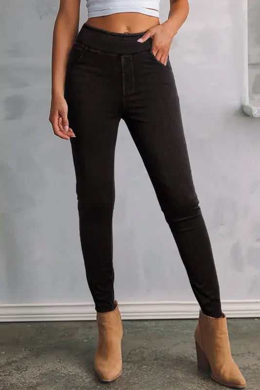 Sleekfit midnight jeggings