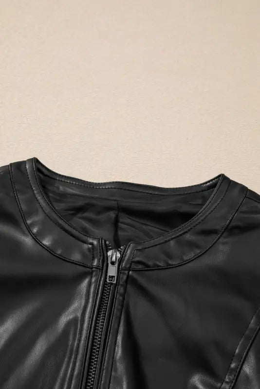 Sleekstreet faux leather jacket | women’s jackets | fashionfitz