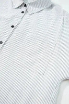 SleekStripes Urban Tunic Shirt - Fashionfitz