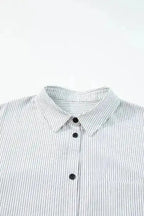 SleekStripes Urban Tunic Shirt - Fashionfitz