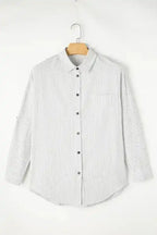 SleekStripes Urban Tunic Shirt - Fashionfitz