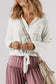 Sleeve-up chic white blouse - blouses