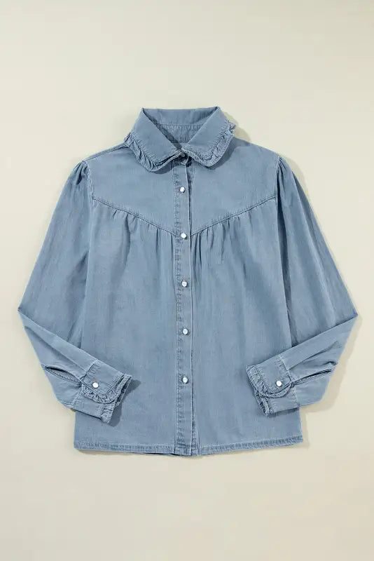 Smart-casual chambray shirt