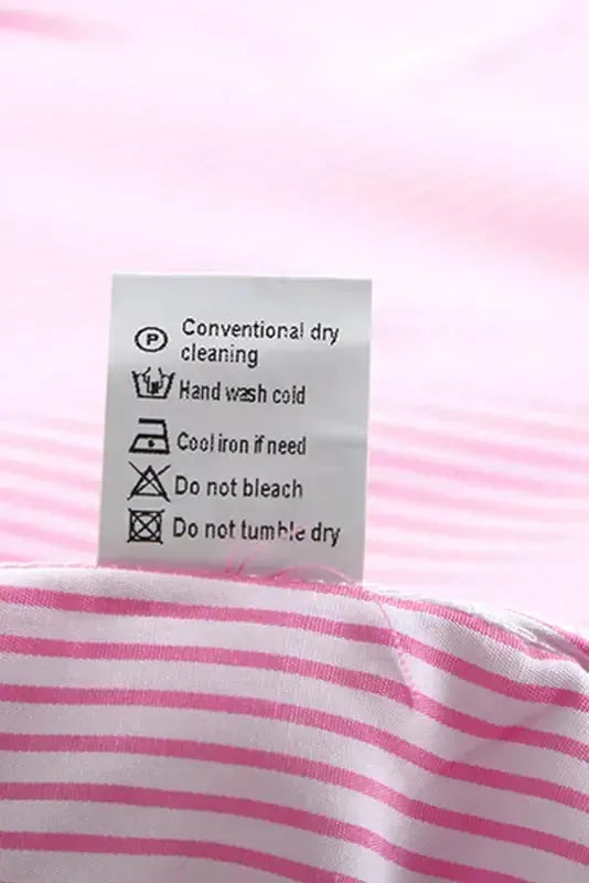 Smocked Cuff Striped Boyfriend Shirt - Fashionfitz