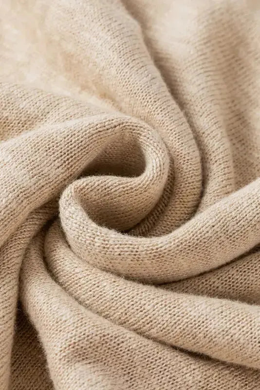 Smoke Gray Ribbed Raglan Short Sleeve Sweater - Fashionfitz