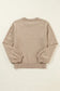 Smoky pearl accent sweater - sweaters