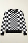 Smoky plaid soft knit jumper | fashionfitz women’s knitwear