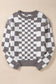 Smoky plaid soft knit jumper | fashionfitz women’s knitwear