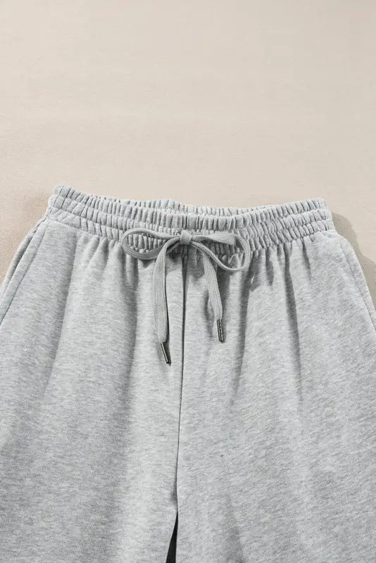 Snuffit fleece lined joggers light grey