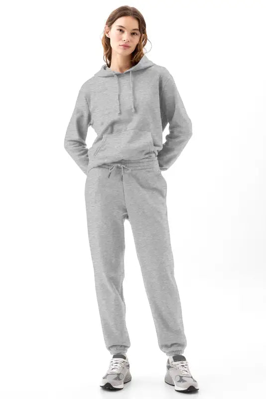 Snuffit fleece lined joggers light grey