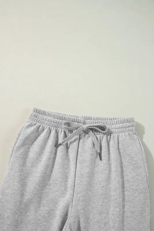 Snuffit fleece lined joggers light grey