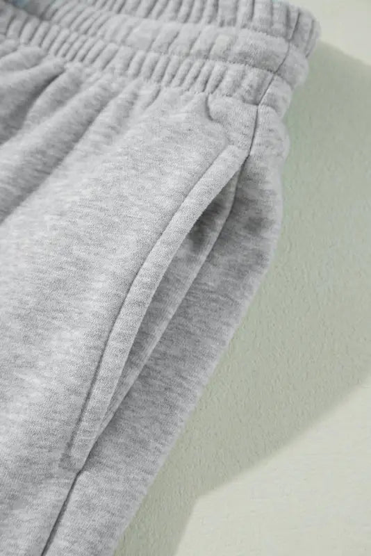 Snuffit fleece lined joggers light grey