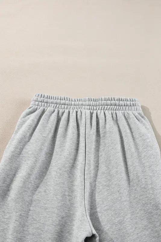 Snuffit fleece lined joggers light grey