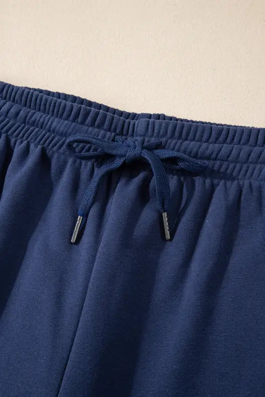 Snugfit fleece-lined joggers - navy blue