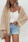 Soft knit open cardigan - apricot / s / 55% acrylic + 45% cotton - cardigans