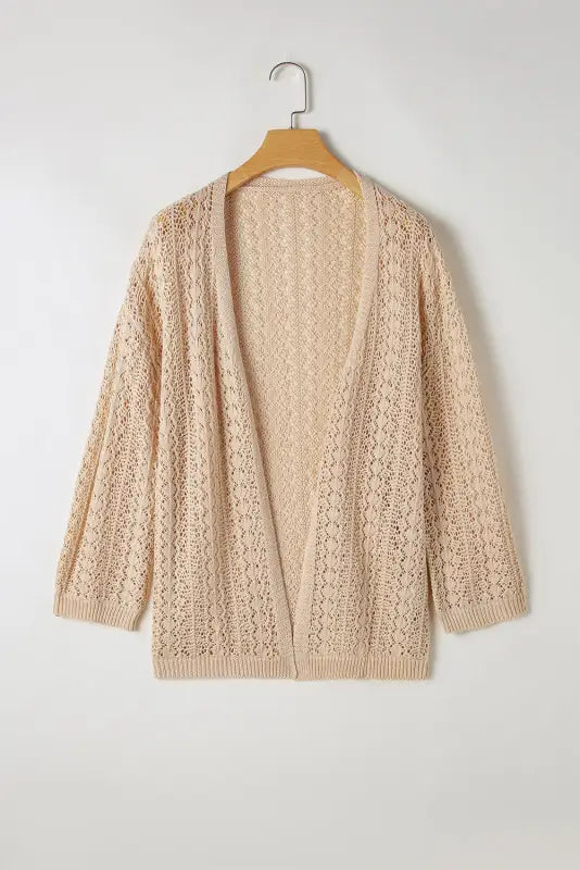 Soft knit open cardigan - cardigans