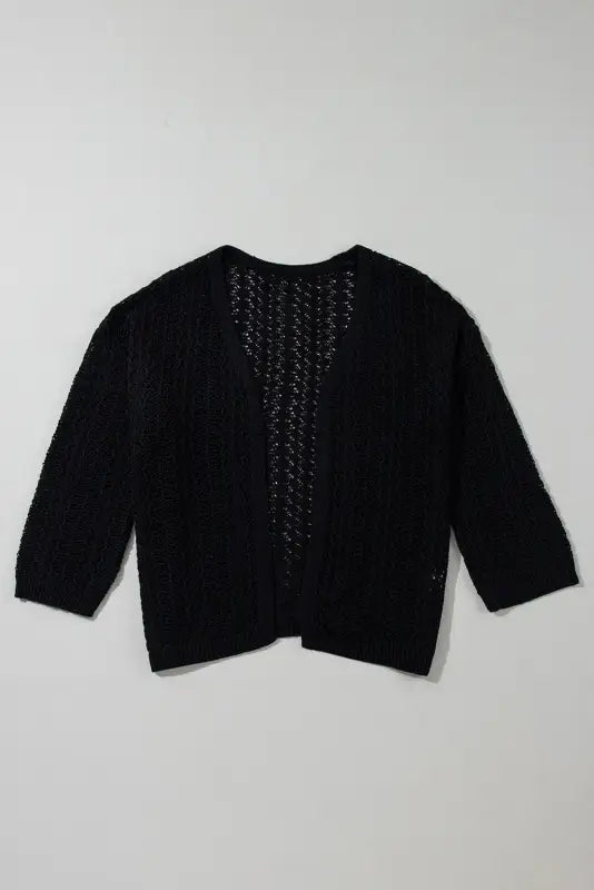 Soft knit open cardigan - cardigans