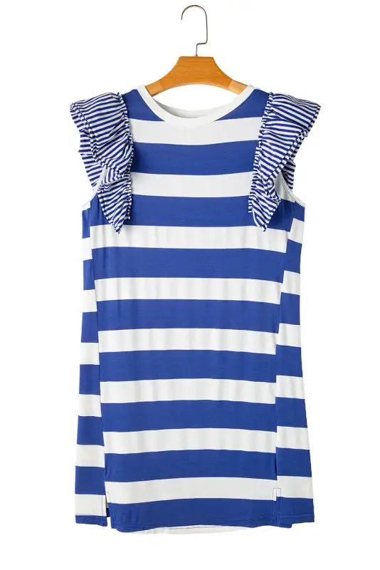 Sooty stripe swirl tunic dress - t shirt dresses