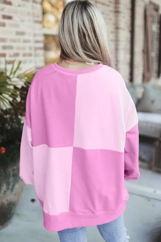 Sorbet shades high low sweatshirt | fashionfitz