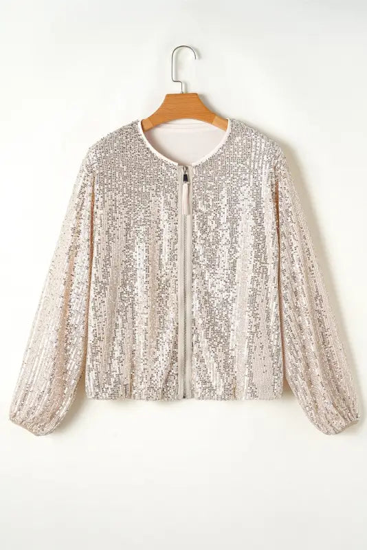 Sparkle surge jacket | women’s sequined jackets | fashionfitz