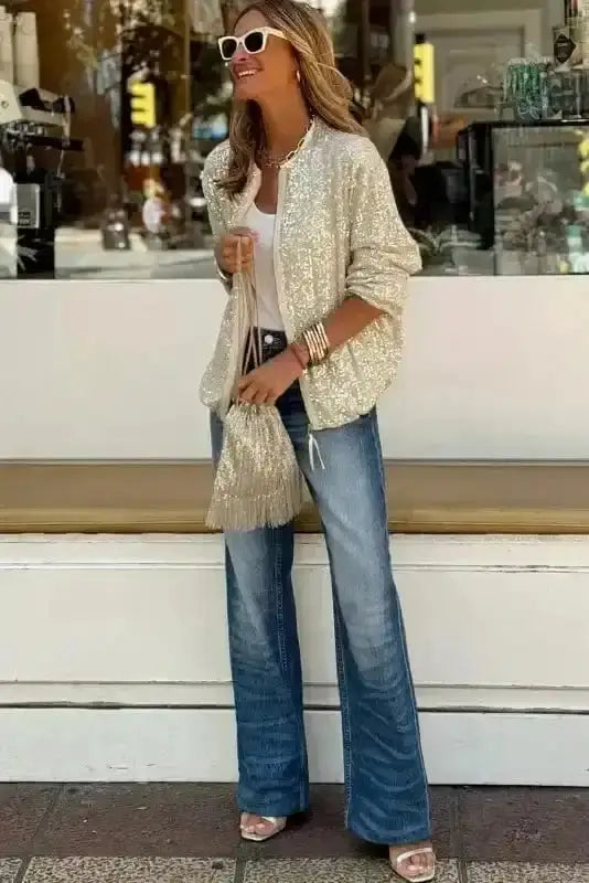 Sequin Jackets Sparkle Surge Jacket