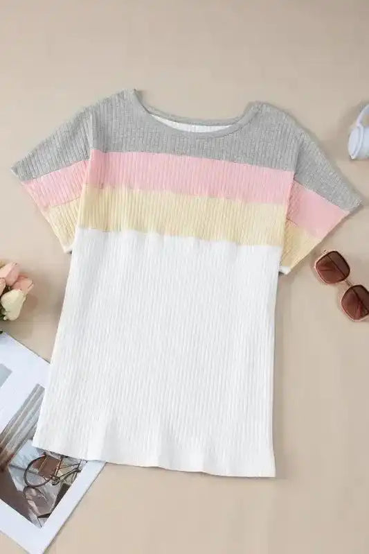 Spectral Stitch Plus Tee - Fashionfitz