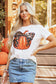 Spooky chic pumpkin bow t-shirt | fashionfitz women’s wear