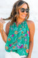 Spring fling floral tank top - tops