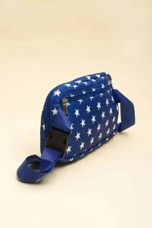 Star Printed Crossbody Bag - Fashionfitz