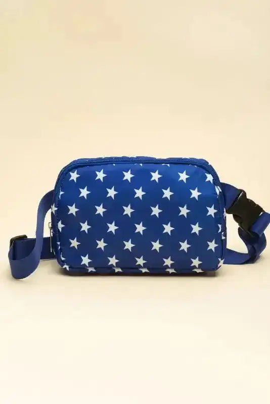 Star Printed Crossbody Bag - Fashionfitz