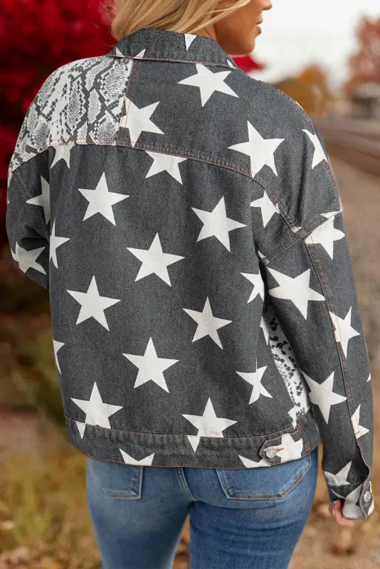 Stardust snake denim jacket | unique & trendy outerwear