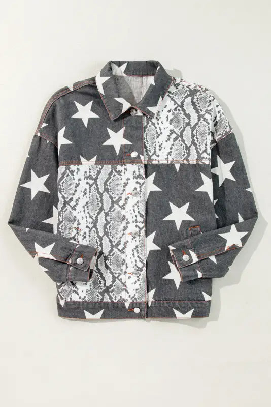 Stardust snake denim jacket | unique & trendy outerwear