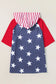 Stars and stripes hooded t shirt - tops/tops & tees