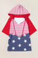 Stars and stripes hooded t shirt - tops/tops & tees