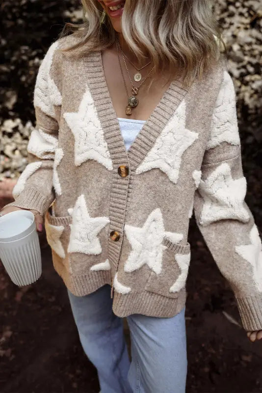 Stellar sherpa cardigan - cardigans