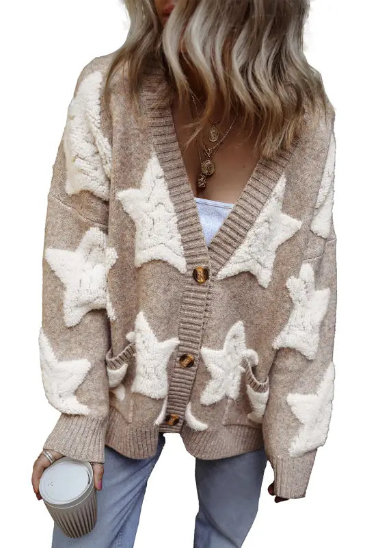 Stellar sherpa cardigan - cardigans