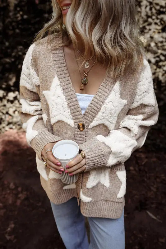 Stellar sherpa cardigan - cardigans