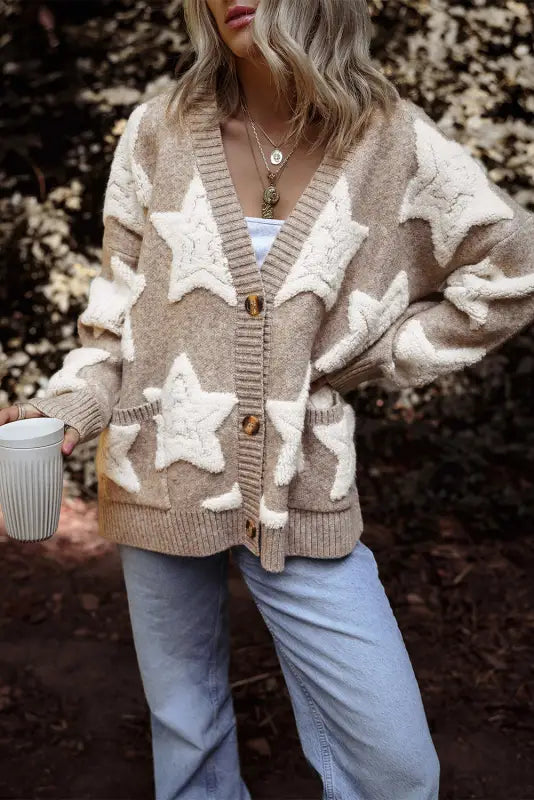 Stellar sherpa cardigan - cardigans