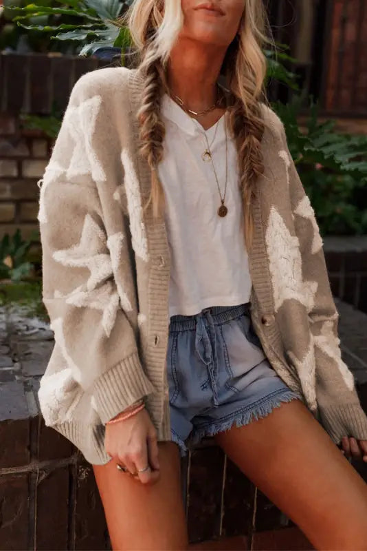 Stellar sherpa cardigan - cardigans