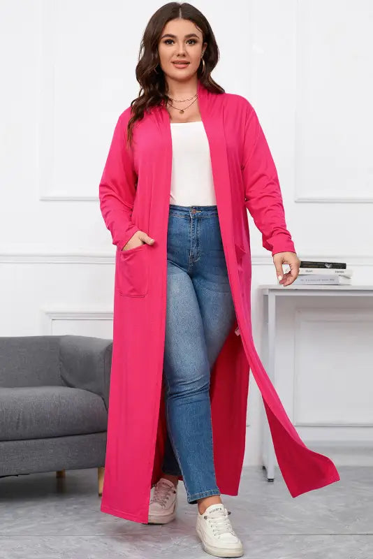 Plus size duster cardigan best sale