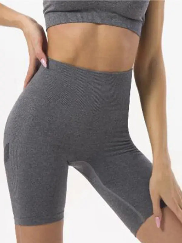 Stretch it out yoga shorts - grey / s
