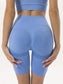 Stretch it out yoga shorts - blue / s